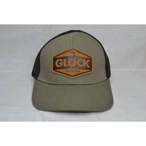 Glock Perfection Gray Black Trucker Snap Back Hat